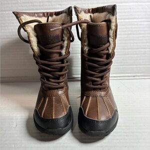 Brown Winter Boots UGG for kids USED (not box)